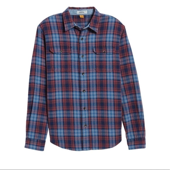 TAILOR VINTAGE PLAID HEAVY TWILL SHIRT - NWT! - Picture 8 of 12